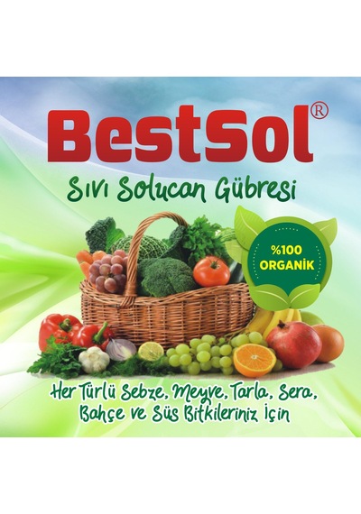 Bestsol %100 Organik Sıvı Solucan Gübresi 1 Litre