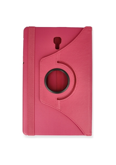 Galaxy Uyumlu T590 Tab A 10.5 Kılıf 360 Tablet Deri Kılıf -  Pembe Diğer