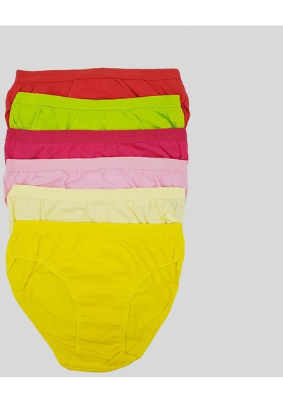Tutku 12 'li Nehir Bayan Bikini Külot Kombin 0527 Çok Renkli