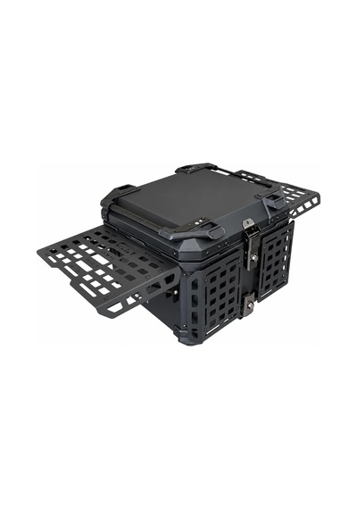 Alüminyum Paslanmaz Çelik 55 Litre Kanatlı Motosiklet Arka Çanta Çok Renkli