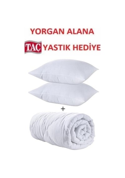 Taç Comfort Microfiber Yastık Hediyeli Çift Kişilik Yorgan Set