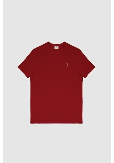 U.s. Polo Assn. Erkek Bordo Tişört Basic 50326953-vr014