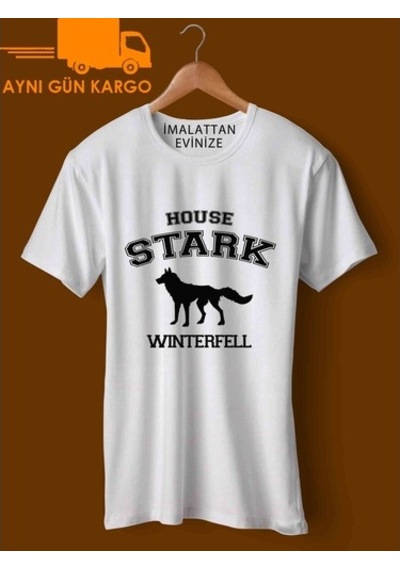 Colegge Stark Baskılı Tişört Tshirt Ücretsiz Kargo
