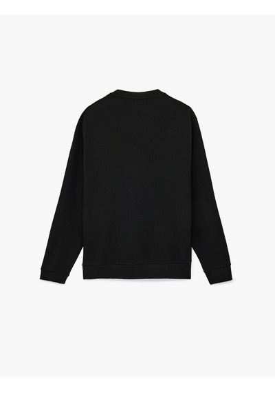 Koton Regular Fit Uzun Kollu Dokulu Kapitone Bisiklet Yaka Sweatshirt Siyah 6wam70306mk Siyah Koton Regular Fit Uzun Kollu Dokulu Kapitone Bisiklet Yaka Sweatshirt Siyah 6wam70306mk Siyah