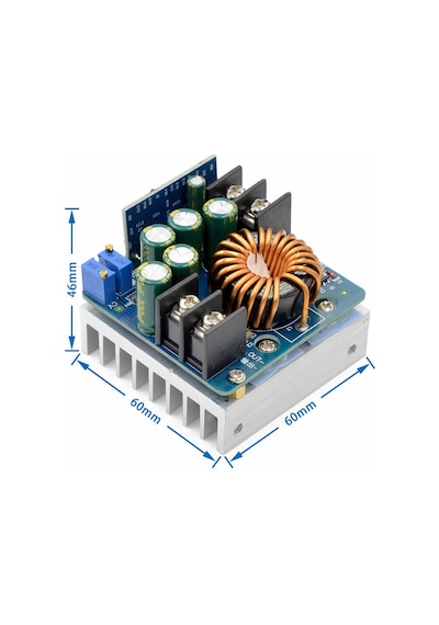 400W 12V / 60V 15A Voltaj Düşürücü Modül Güç Kaynağı Voltaj ve Akım Ayarlanabilir DC DC