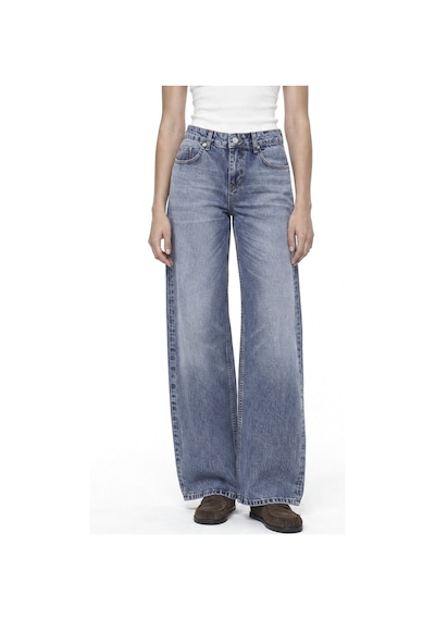 Hiccup Squalo Kadın Pantolon Orta Mavi Denim 03