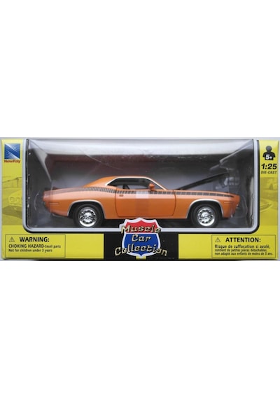 Newray 1/24 1970 Plymouth Cuda Model Araba