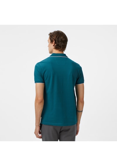 Nautica Erkek Yeşil Classic Fit Polo Yaka T-shirt Düz K55346t Yeşil