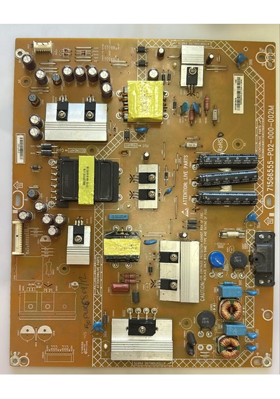 715g6555-p02-000-002m , Phılıps , 50pus6809 , 50puk6809 , V500dk2-ks1 , Power Board , Besleme Kartı , Psu