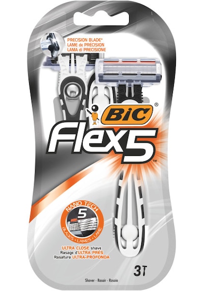 Bıc Flex 5 - 5 Bıçaklı Erkek Tıraş Bıçağı Hassas Düzelticili 3 Lü