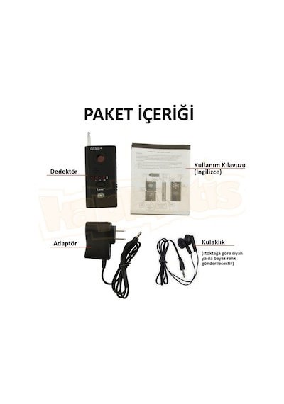 Cc308+ Kamera Sinyal Dedektörü Böcek Bulucu