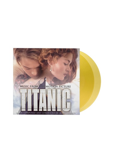 James Horner - Titanic 180g Limited Numbered Edition, 2 Lp Translucent Yellow Vinyl - Plak