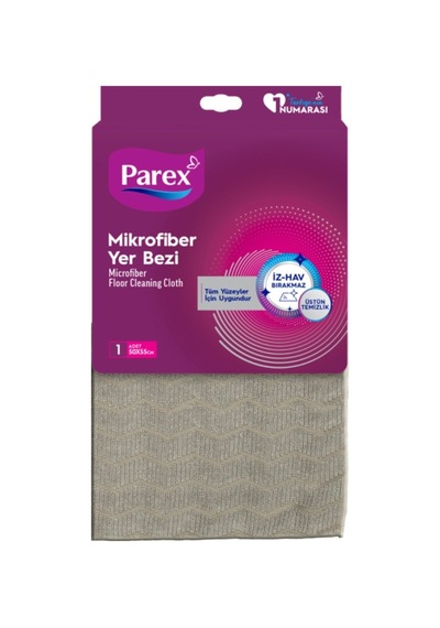 Parex Mikrofiber Yer Bezi - 7 Adet Tarı Tek Ebat