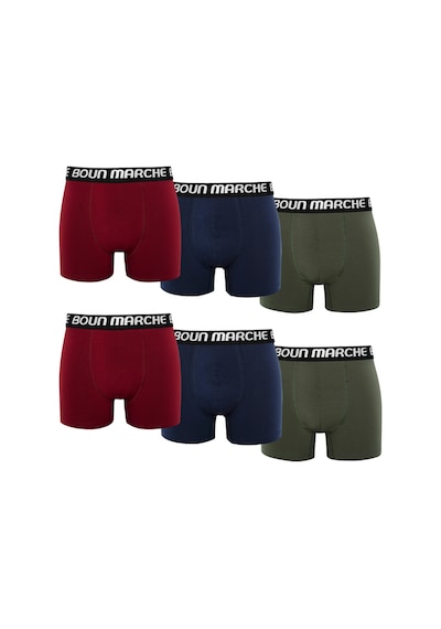 Boun Marche Erkek Boxer Likralı Premıum 6'lı Kutu Robert Robert