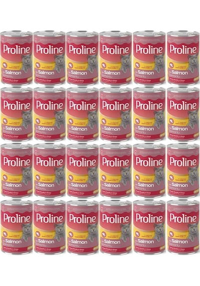 Pro Line Somonlu Yetişkin Kedi Konservesi 24 x 400 G