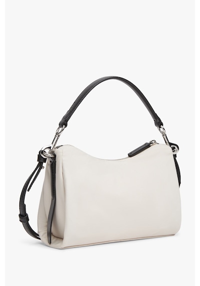 Tommy Hilfiger Th Elevated Nylon Kadın Krem Mini Crossover-15491