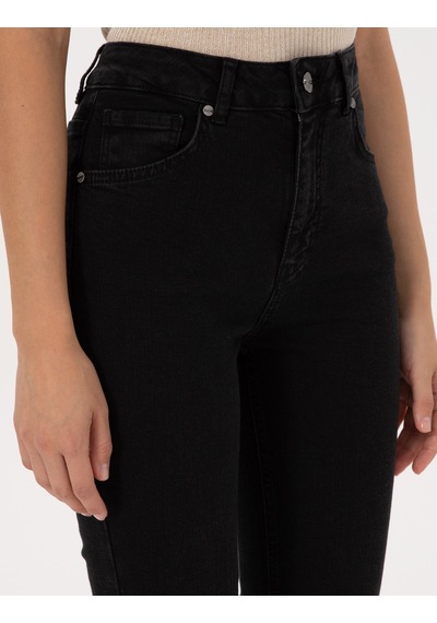 Pierre Cardin Kadın Siyah Pantolon Jean 50318044-vr046 Siyah