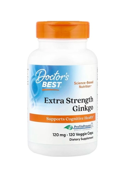 Ginkgo Ekstra Strengt.h 120 Mg 120 Veggie Capsules