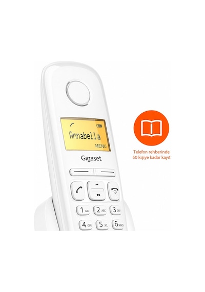 Siemens Gigaset A170 Beyaz Dect Telsiz Telefon
