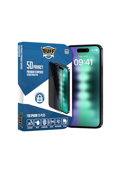 15 Plus İle Uyumlu 5d Privacy Hayalet Ekran Koruyucu