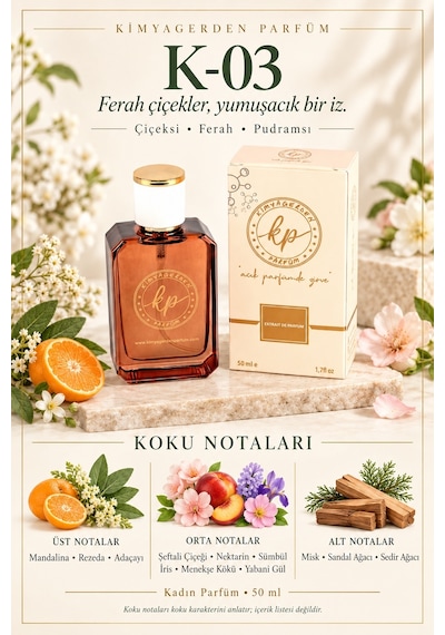 KP K-03 Kadın Parfüm EDP 50 ML50 ML