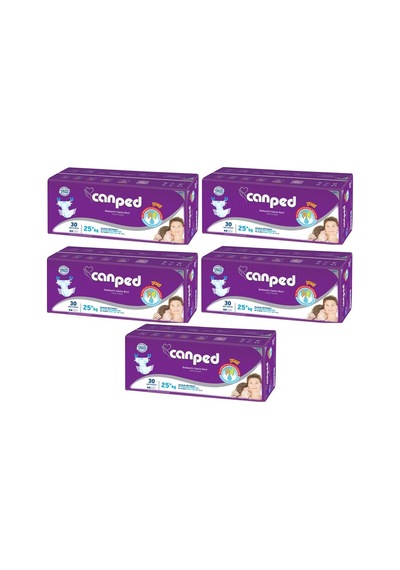 Canped Hasta Bezi Çoçuklar İçin Bel Bantlı150 Adet Xs 5pk 30 XS