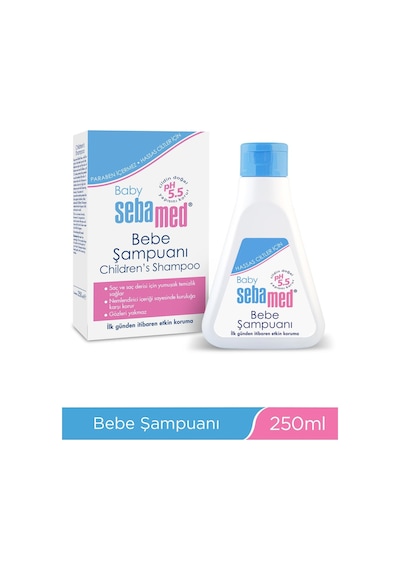 Sebamed Baby PH 5.5 Göz Yakmayan Formül Nemlendirici Etkili Papatya Özütlü Bebek Şampuanı 250  ML