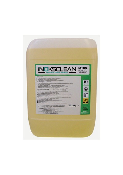 Inoxclean M100 Endüstriyel Tip Bulaşık Makinesi Deterjanı 20 L