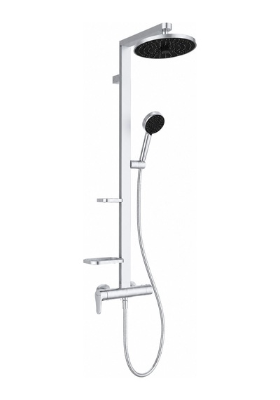 Ideal Ceraflow Alu+ Duş Sistemi-silver-aplike Duş Gümüş