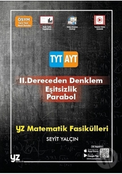 Yz Yks Tyt Ayt Iı.Dereceden Denklem Eşitsizlik Parabol Yeni