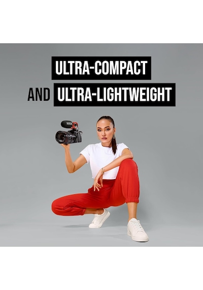 Videomic Go Iı Ultra Kompakt Kamera Üstü Av Tüfeği Mikrofonu Film Yapımı, İçerik Oluşturma, Podcasting Ve Video Görüşmeleri İçin 3,5 Mm Ve Usb Çıkışları