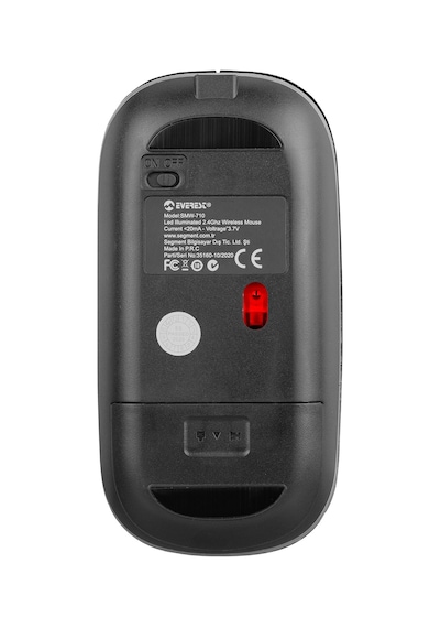 Everest SMW-710 Kablosuz Şarjlı USB Ledli Optik Mouse