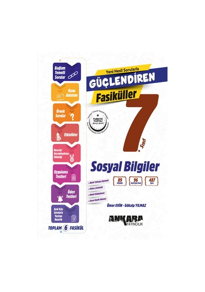 Ankara Yayınevi 7. Sınıf Güçlendiren Sosyal Bilgiler Fasiküller