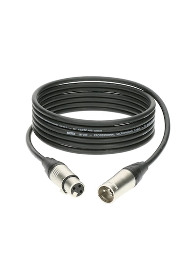 M1 My206 Mikrofon Kablosu Siyah 15m Xlr Uçlu Standart