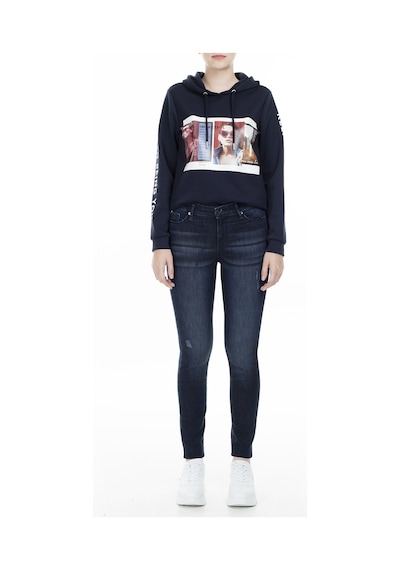 Armani Exchange Bayan Kot Pantolon S 6Gyj69 Y2Hjz 1500-Indigo İndigo