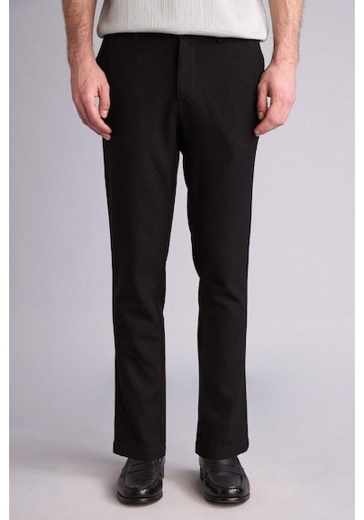 Defacto Tailored Fit Düz Paça Pantolon B8577ax26spbk27 Siyah-bk27