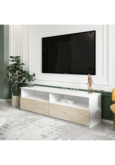 Centra Kapaklı Tv Sehpası,tv Ünitesi İstanbul Ceviz, Ev-ofis - Beyaz/traverten Beyaz/traverten Centra Kapaklı Tv Sehpası,tv Ünitesi İstanbul Ceviz, Ev-ofis - Beyaz/traverten Beyaz/traverten