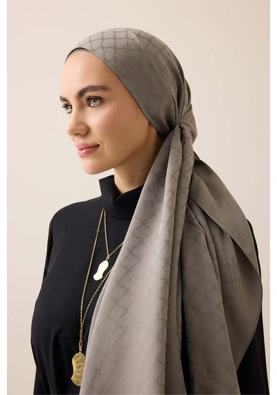 Imannoor Pencere Kafes Antrasit Ramy Jakar Şal 70x210 Antrasit