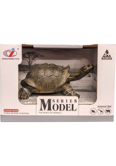 Calimera Toys Hayvan Figürleri Oyuncak Kaplumbağa Koyu Yeşil Hayvan
