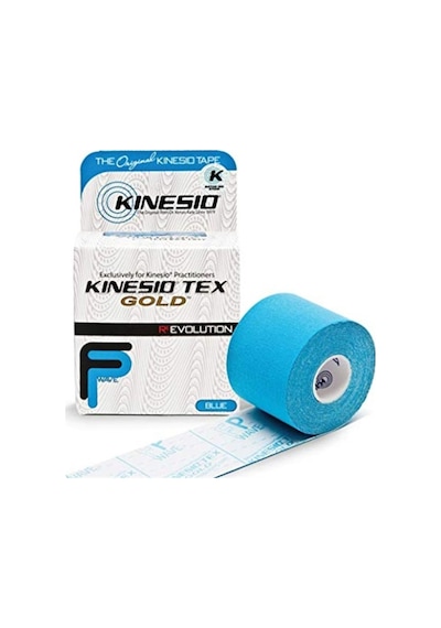 Kinesio Tex Gold Bant Fingerprint Kinesiology Tape 5 CM x 5 M Mavi