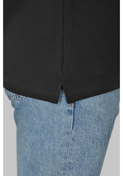 Manta 2772 Bisiklet Yaka Oversize Erkek T-shirt-29961 Siyah