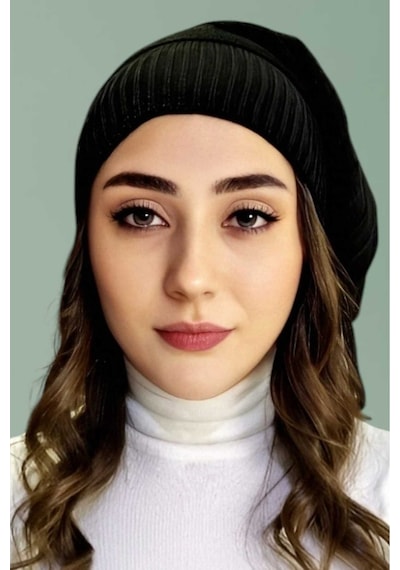 Tezzgelsin Kadın Kışlık Triko Örgü Bere Ve Boyunluk Siyah