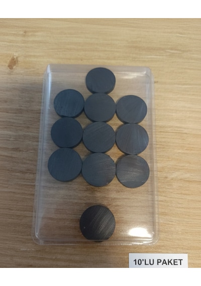 1.5 Cm Güçlü Yuvarlak Mıknatıs 20'li Paket Magnet Ve El Yapımı Ürünler İçin Hobi Mıknatısı
