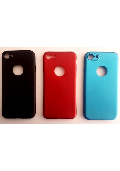 Apple Uyumlu iPhone 8 Yumuşak Slikon Kılıf Ve Cam Ekran Koruyucu (482739802)
