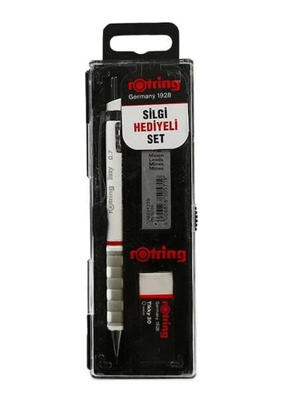 Rotring Tikky 0,7 Mm Beyaz Okul Mekanik Kurşun Kalem Seti