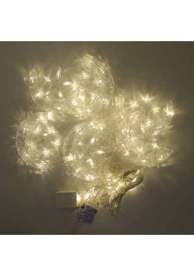 Sunlight Ay-Yıldız Sarkıt 6'Lı Set Ledli Aydınlatma 3M 8 Mod Gün