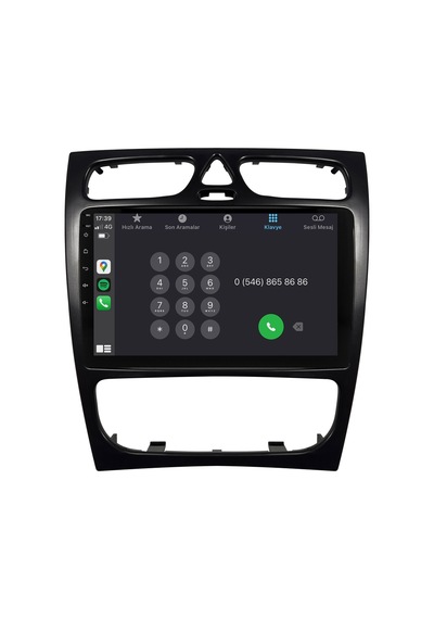 Mercedes C Serisi W203 Android Multimedya Sistemi 2002-2004 Crv-4839xaa 9"