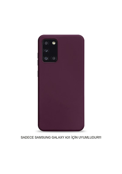 Samsung Galaxy A31 Uyumlu Kamera Korumalı Darbeye Dayanıklı Renk Atmayan Fab Silikon Kılıf Mor Samsung Galaxy A31 Uyumlu Kamera Korumalı Darbeye Dayanıklı Renk Atmayan Fab Silikon Kılıf Mor