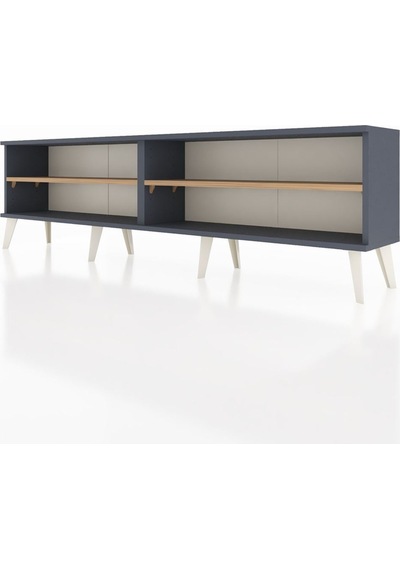 Arges Tv Ünitesi 2 Raflı 176x30x51 Antrasit-antrasit/çam Antrasıt/atlas Çam Arges Tv Ünitesi 2 Raflı 176x30x51 Antrasit-antrasit/çam Antrasıt/atlas Çam