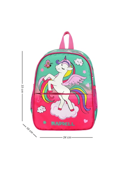 Waddell Lisanslı Unicorn Desenli Anaokul Kreş Sırt Çantası